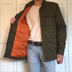 H&M Dark Green Puffer Jacket